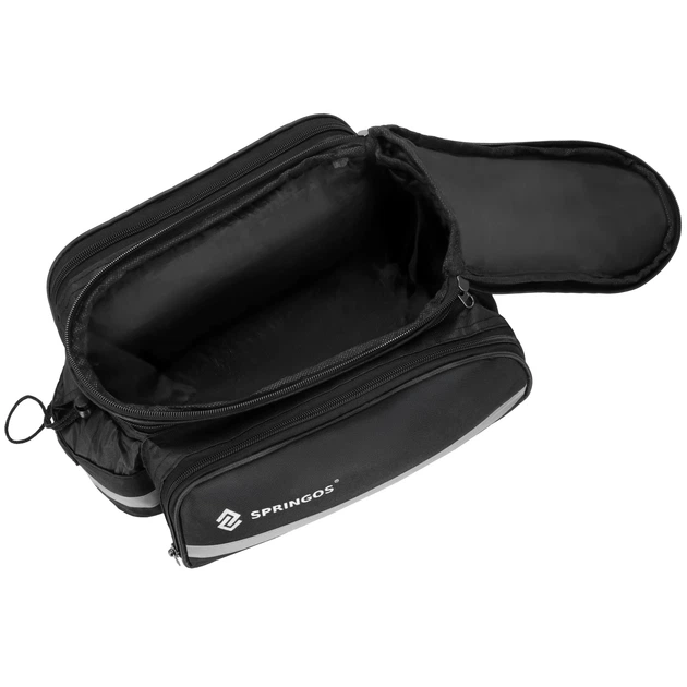 Велосипедная сумка-штаны Springos 8 л BA0091 Black - изображение 9