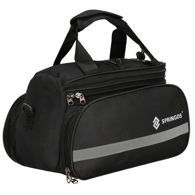 Велосипедная сумка-штаны Springos 8 л BA0091 Black - изображение 19