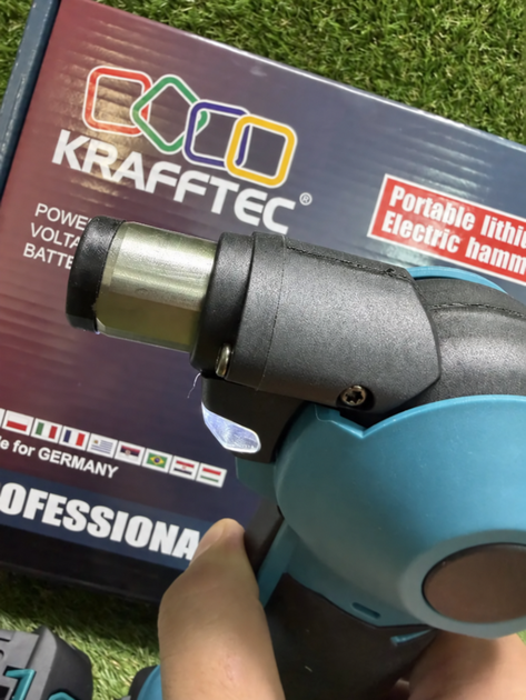 Гвоздозабиватель аккумуляторный Krafftec 19000 уд/мин Нейлер для забивания гвоздей 48V/6Ah Электромолоток строительный гвоздозабивной - изображение 9