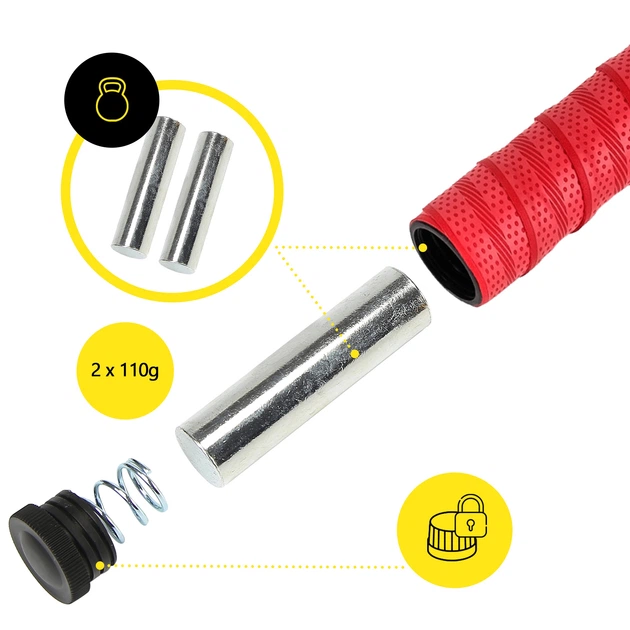 Скоростная скакалка для кроссфита Cornix Speed Rope Pro XR-0519 Red - Фото 3 Скоростная скакалка для кроссфита Cornix Speed Rope Pro XR-0519 Red - изображение 3