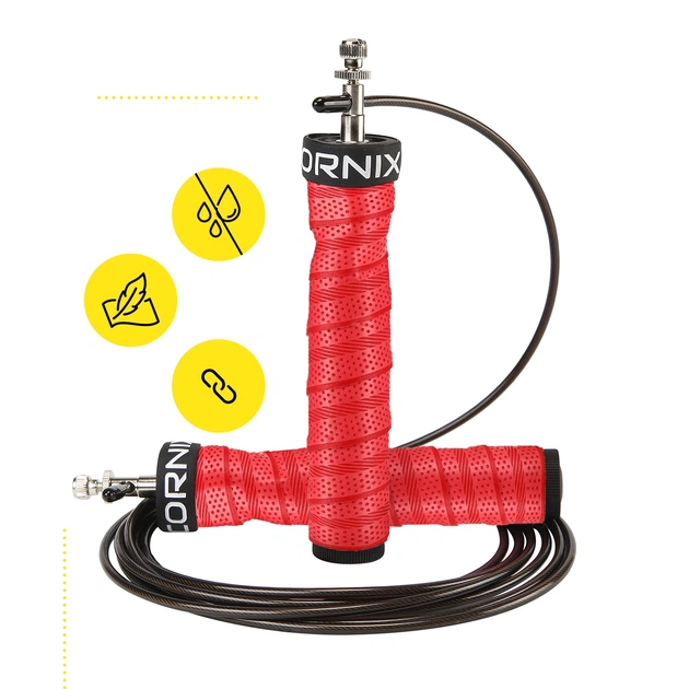 Скоростная скакалка для кроссфита Cornix Speed Rope Pro XR-0519 Red - Фото 6 Скоростная скакалка для кроссфита Cornix Speed Rope Pro XR-0519 Red - изображение 6