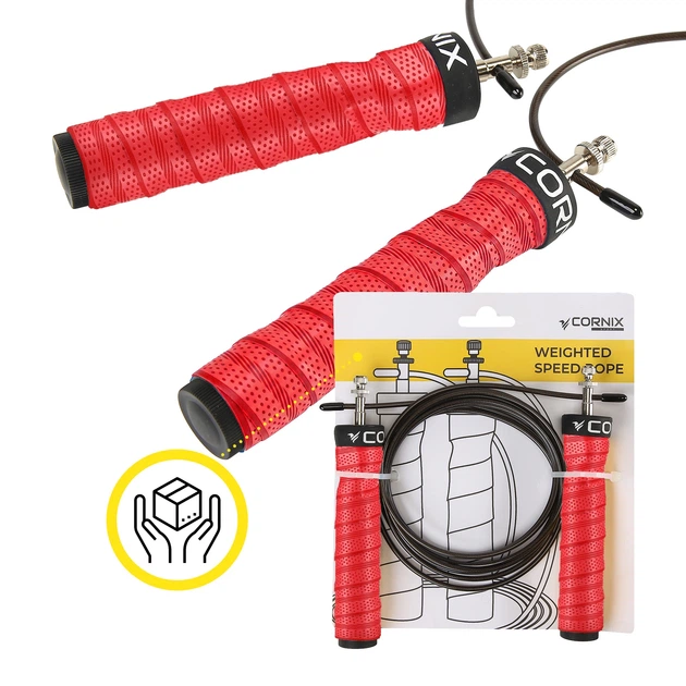 Скоростная скакалка для кроссфита Cornix Speed Rope Pro XR-0519 Red - Фото 10 Скоростная скакалка для кроссфита Cornix Speed Rope Pro XR-0519 Red - изображение 10