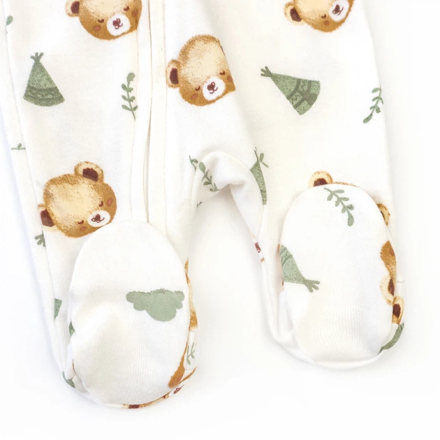 Человечек для младенца Dexter`s с мишками baby bear 62 см молочный - Фото 5 Человечек для младенца Dexter`s с мишками baby bear 62 см молочный - изображение 5