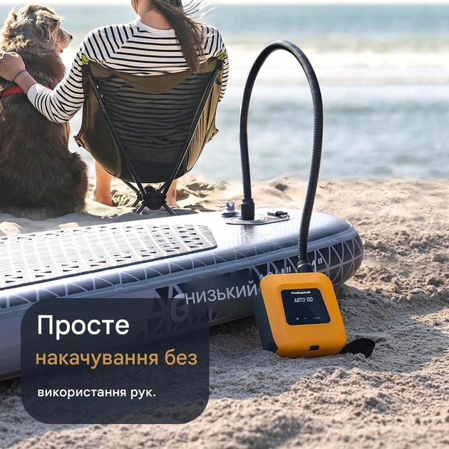 Аккумуляторный электрический насос для SUP Peakspeak, 20 PSI, 2600 мАч, цифровой дисплей - Фото 4 Аккумуляторный электрический насос для SUP Peakspeak, 20 PSI, 2600 мАч, цифровой дисплей - изображение 4