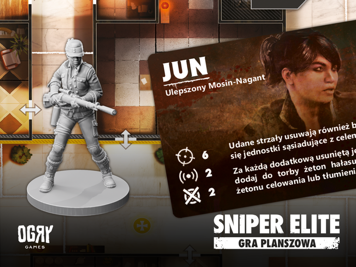 Gra planszowa Ogry Games Sniper Elite: Orle Gniazdo (5904326903371) - obraz 3