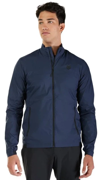Куртка-ветровка Fox Ranger Wind Jacket темно-синяя, размер M - Фото 5 Куртка-ветровка Fox Ranger Wind Jacket темно-синяя, размер M - изображение 5