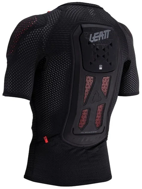 Защитное джерси Leatt ReFlex Stealth Body Tee черное размер M - изображение 2