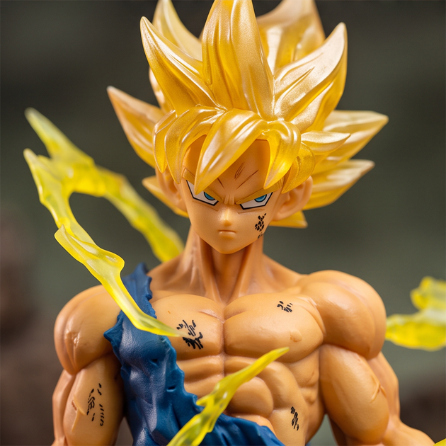 Фігурка аніме Сон Гоку колекційна, статуэтка Dragon Ball Son Goku 16 см з підставкою і коробкою ПВХ пластик - зображення 6