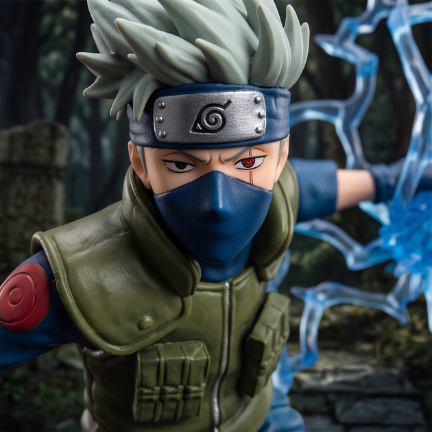 Коллекционная фигурка аниме Какаши Хатаке 13 см, статуэтка Naruto Shippuden из ПВХ для фанатов аниме и коллекционеров - изображение 6
