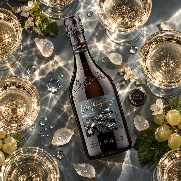 Вино игристое 1821 Vintage Bolgrad белое брют 0.75 л 10-13.5% (4820197562145_4820197566891) - Фото 3 Вино игристое 1821 Vintage Bolgrad белое брют 0.75 л 10-13.5% (4820197562145_4820197566891) - изображение 3