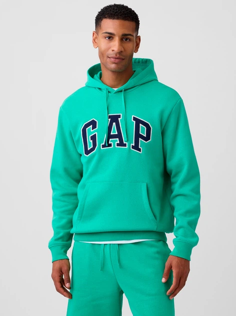 Худи утепленное мужское GAP 156922226 S Зеленое (1162445666) - Фото 1 Худи утепленное мужское GAP 156922226 S Зеленое (1162445666) - изображение 1