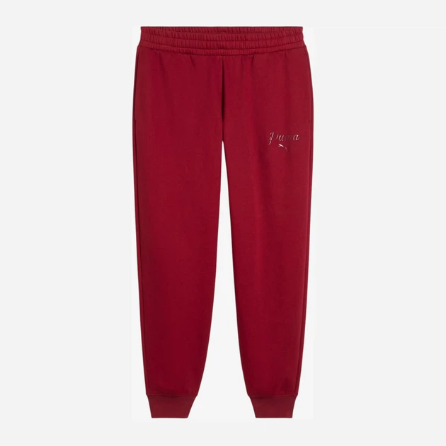 Спортивные штаны на флисе женские Puma ESS Script Sweatpants FL 69406723 S Красные (4070033363003) - Фото 4 Спортивные штаны на флисе женские Puma ESS Script Sweatpants FL 69406723 S Красные (4070033363003) - изображение 4