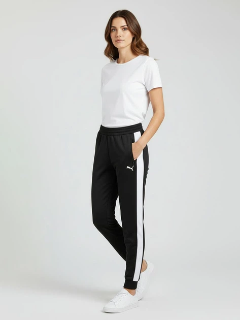 Спортивные штаны женские Puma T7 Knitted Pants 69246701 M Черные (4069162204592) - Фото 3 Спортивные штаны женские Puma T7 Knitted Pants 69246701 M Черные (4069162204592) - изображение 3