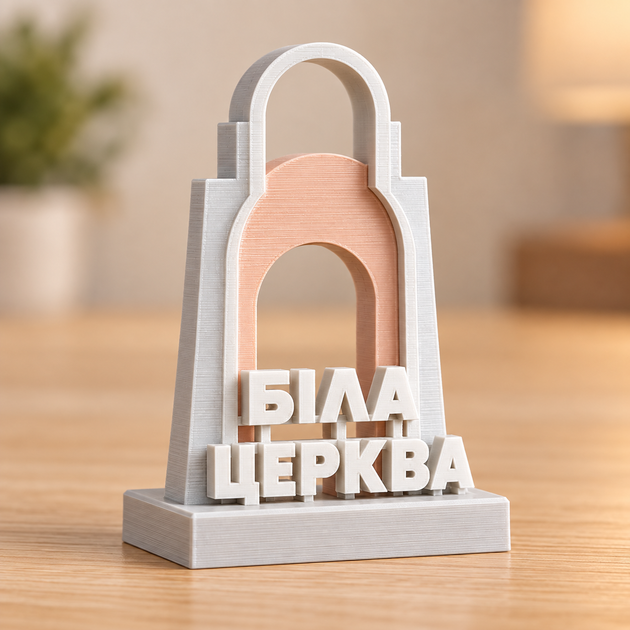 Статуєтка Стела міста Біла Церква 12х9х18 - Фото 1 Статуєтка Стела міста Біла Церква 12х9х18 - изображение 1