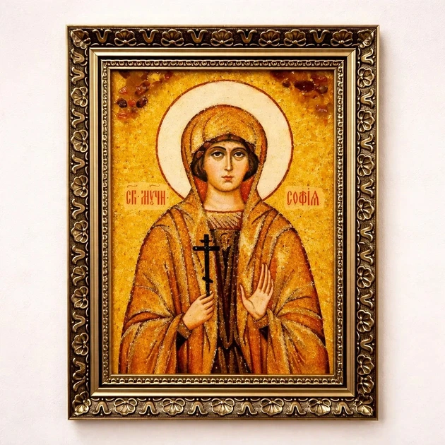 Именная икона «София» Гранд Презент 15*20 ІІ-126 - Фото 1 Именная икона «София» Гранд Презент 15*20 ІІ-126 - изображение 1