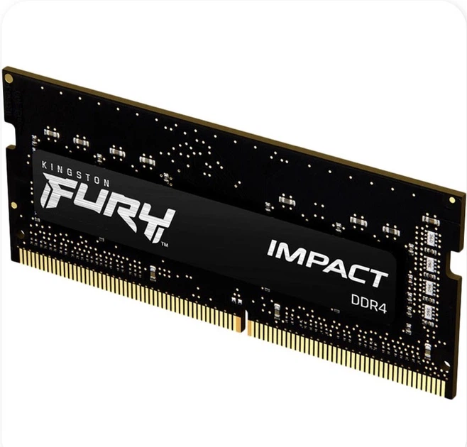 Оперативна памʼять для ноутбуків Sodimm Ddr4 Kingston Fury Impact 32gb 3200gz - Б/У - Фото 2 Оперативна памʼять для ноутбуків Sodimm Ddr4 Kingston Fury Impact 32gb 3200gz - Б/У - изображение 2