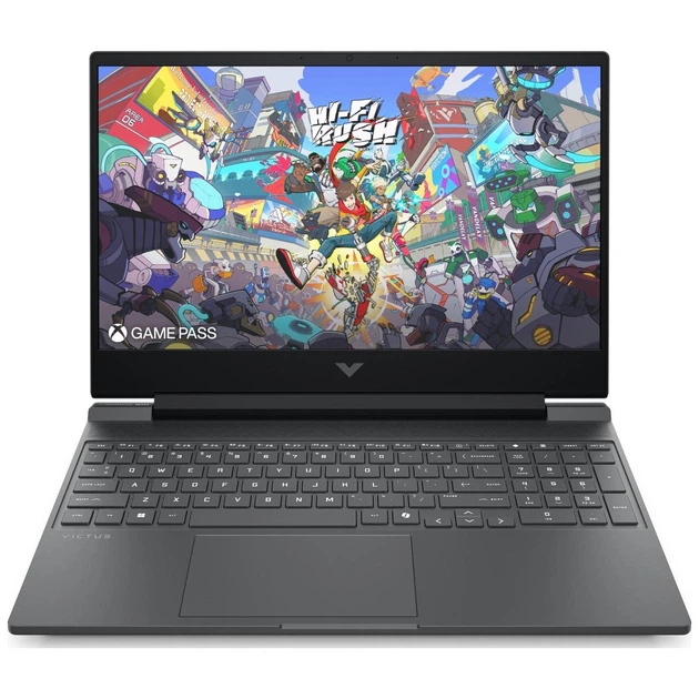 Ноутбук 15.6FI/R5 8645HS/12/512/RX 6550M 4GB/DOS/B L/Mica silver VictusGamingLaptop 15-fb3127ua HP (DY8T1EA) - Фото 1 Ноутбук 15.6FI/R5 8645HS/12/512/RX 6550M 4GB/DOS/B L/Mica silver VictusGamingLaptop 15-fb3127ua HP (DY8T1EA) - зображення 1