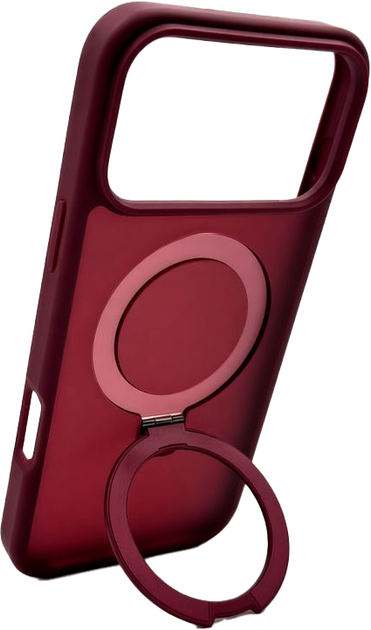Etui Evelatus Shield Stand Magsafe do Apple iPhone 18 Pro Max Burgundy (4752192110048) - obraz 3