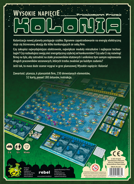 Gra planszowa Rebel Wysokie napięcie: Kolonia (5906954790682) - Zdjęcie 8 Gra planszowa Rebel Wysokie napięcie: Kolonia (5906954790682) - obraz 8