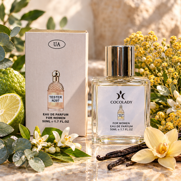 Парфюмерная вода для женщин Cocolady N-297 (версия: Guerlain Aqua Allegoria Forte Bosca Vanilla), 50 мл - Фото 1 Парфюмерная вода для женщин Cocolady N-297 (версия: Guerlain Aqua Allegoria Forte Bosca Vanilla), 50 мл - изображение 1