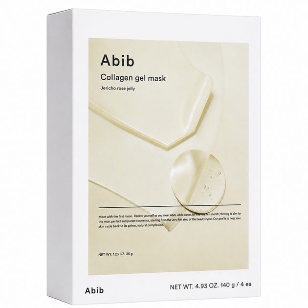 Гелевая маска с коллагеном и экстрактом розы Abib Collagen Gel Mask Jericho Rose Jelly, 4 шт * 35 г - Фото 1 Гелевая маска с коллагеном и экстрактом розы Abib Collagen Gel Mask Jericho Rose Jelly, 4 шт * 35 г - изображение 1