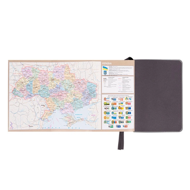 Ежедневник Leo Planner 2027 Botanic, мягкий, серый (252790) - изображение 4
