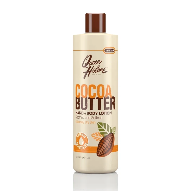 Лосьон для рук и тела для сухой кожи с маслом какао Queen Helene Hand and Body Lotion Cocoa Butter Extremely Dry Skin,473 ml (079896164769) - Фото 1 Лосьон для рук и тела для сухой кожи с маслом какао Queen Helene Hand and Body Lotion Cocoa Butter Extremely Dry Skin,473 ml (079896164769) - изображение 1