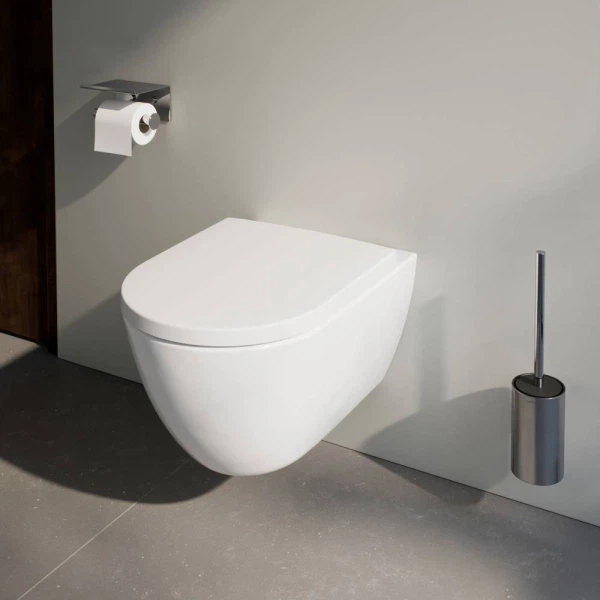 Підвісний унітаз PRO X Rimless/Silent Flush , в комплекті з сидінням slow closing, білий - Фото 7 Підвісний унітаз PRO X Rimless/Silent Flush , в комплекті з сидінням slow closing, білий - зображення 7