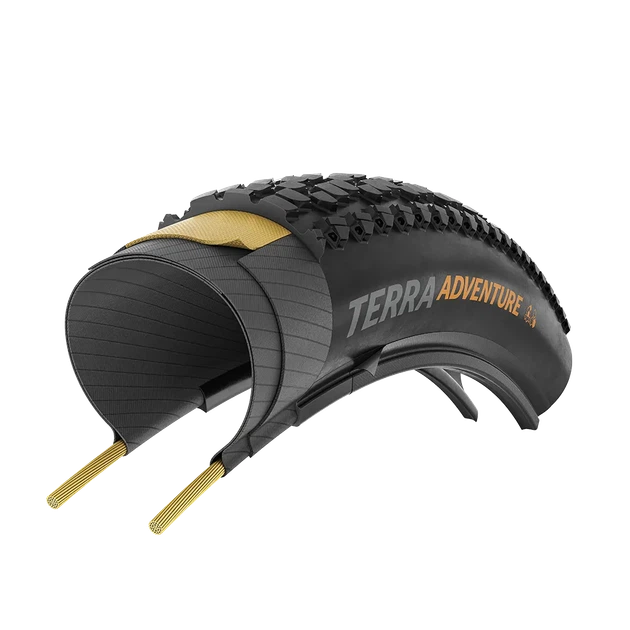 Покришка безкамерна Continental Terra Adventure Trail Grip 700x45C чорна складна graphit-reflex - Фото 5 Покришка безкамерна Continental Terra Adventure Trail Grip 700x45C чорна складна graphit-reflex - зображення 5
