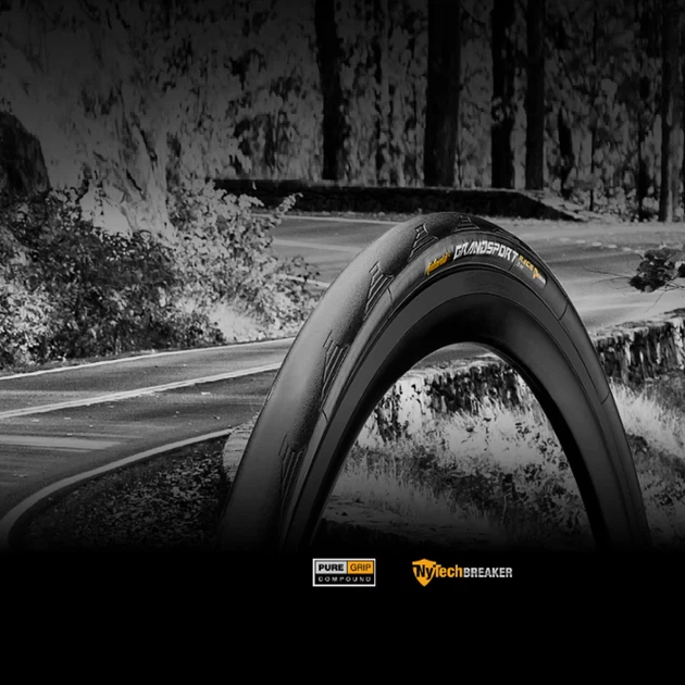 Покрышка шоссейная Continental Grand Sport Race 700x28C черная складная skin универсальная - Фото 2 Покрышка шоссейная Continental Grand Sport Race 700x28C черная складная skin универсальная - изображение 2