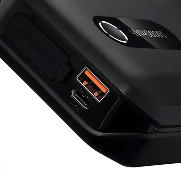 Пусковий пристрій Baseus Super Energy Air Car 10000 mAh для автомобіля чорний - зображення 5