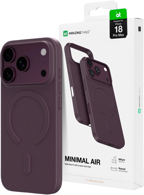 Etui AMAZINGTHING Minimal Air na iPhone 18 Pro Max Purple (4896238101635) - obraz 7