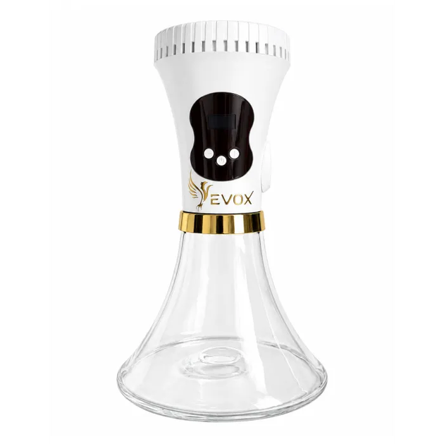 Електронний кальян Evox WellBo White c колбой Crystal White - изображение 2