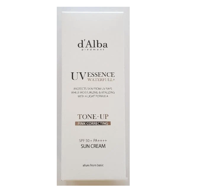 Солнцезащитный крем SPF 50+ d’Alba Waterfull Tone-Up Sun Cream 50 мл - изображение 2