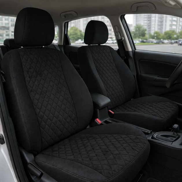 Авточехлы Antar Kia Optima 4 (JF) USA Черные антара (ANP-11094) - изображение 3