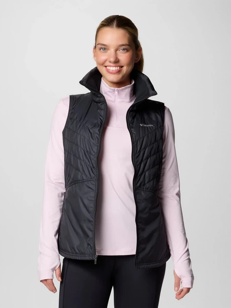 Теплый жилет короткий женский Columbia 481224535 1X Черный (1159865186) - Фото 4 Теплый жилет короткий женский Columbia 481224535 1X Черный (1159865186) - изображение 4