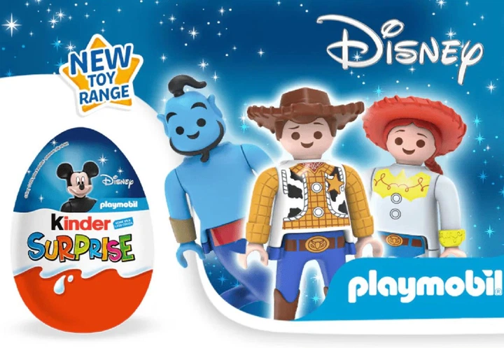 Шоколадні яйця Kinder Surprise Disney Playmobil Eggs 3шт х 20г - Фото 4 Шоколадні яйця Kinder Surprise Disney Playmobil Eggs 3шт х 20г - зображення 4