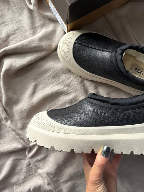 Чоботи Ugg Tasman weather hybrid шкіряні чорні розмір 41 - изображение 6