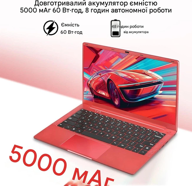 Ноутбук 14" Ruzava RK70 Intel Celeron N5095A RAM 8GB SSD 256GB Windows 11 (UKR) (102395114) - Фото 8 Ноутбук 14" Ruzava RK70 Intel Celeron N5095A RAM 8GB SSD 256GB Windows 11 (UKR) (102395114) - зображення 8