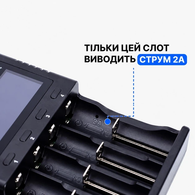 Універсальний зарядний пристрій LiitoKala Lii-PD4 4 канали - зображення 5