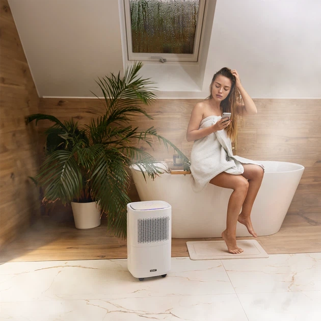 Осушувач повітря Yoer Dryo DE02W до 40 м² 5 режимів роботи очищення ароматерапія Wi-Fi білий - Фото 4 Осушувач повітря Yoer Dryo DE02W до 40 м² 5 режимів роботи очищення ароматерапія Wi-Fi білий - зображення 4