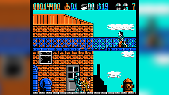 Збірник Ігор RMC Famicom Dendy 4 in 1 Kon 005 Double Dragon 1 4 (Hack Target: Renegade), Robocop 2 3 90х TV Game Англійська Версія Тільки Картридж Б/У - зображення 6