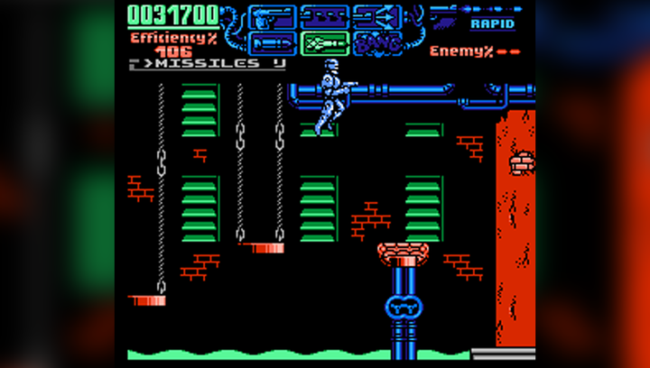 Збірник Ігор RMC Famicom Dendy 4 in 1 Kon 005 Double Dragon 1 4 (Hack Target: Renegade), Robocop 2 3 90х TV Game Англійська Версія Тільки Картридж Б/У - зображення 9