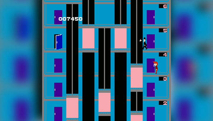 Игра RMC Famicom Dendy Elevator Action 90х Remarks Английская Версия Только Картридж Б/У - изображение 2