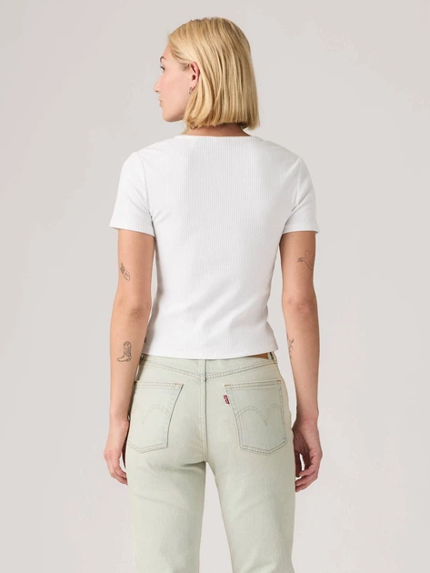 Топ женский Levi`s 283930856 XS Белый (1162683587) - Фото 2 Топ женский Levi`s 283930856 XS Белый (1162683587) - изображение 2