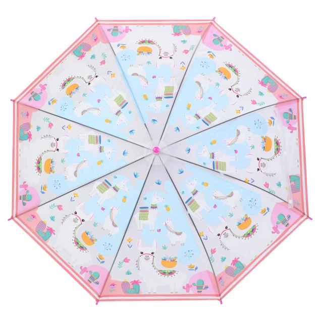 Детский зонтик "Веселая Лама" Bambi MK 5790(Pink) длина 65 см, трость 60 см, диаметр 84 см, спица 48 см - Фото 1 Детский зонтик "Веселая Лама" Bambi MK 5790(Pink) длина 65 см, трость 60 см, диаметр 84 см, спица 48 см - изображение 1