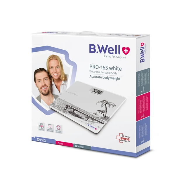 Электронные напольные весы B.Well PRO-165 белые - изображение 3