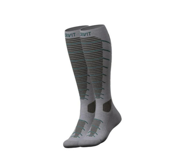 Мужские зимние лыжные термоноски Chaussettes Techniques D`hiver Homme Crivit Premium 43-44р 1 пара - изображение 2