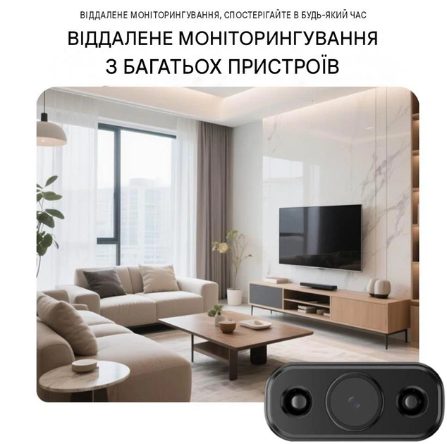 Беспроводная мини-IP-камера видеонаблюдения 5 MP с аккумулятором и HD-записью на карту памяти, компактная Wi-Fi-видеокамера для дома и офиса - изображение 8