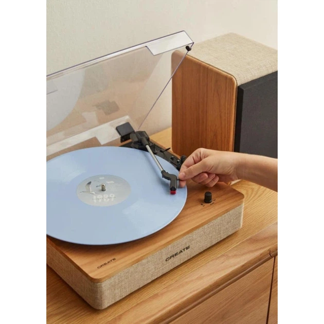Ретро програвач вінілу Create Record Player Pro HiFi Bluetooth 5.3 20 Вт - зображення 6